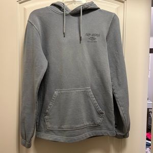 Rip Curl Hoodie with front pocket and elastic at the wrists Light Blue